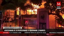 Ejecutan a nueve personas y queman dos bares en Colima