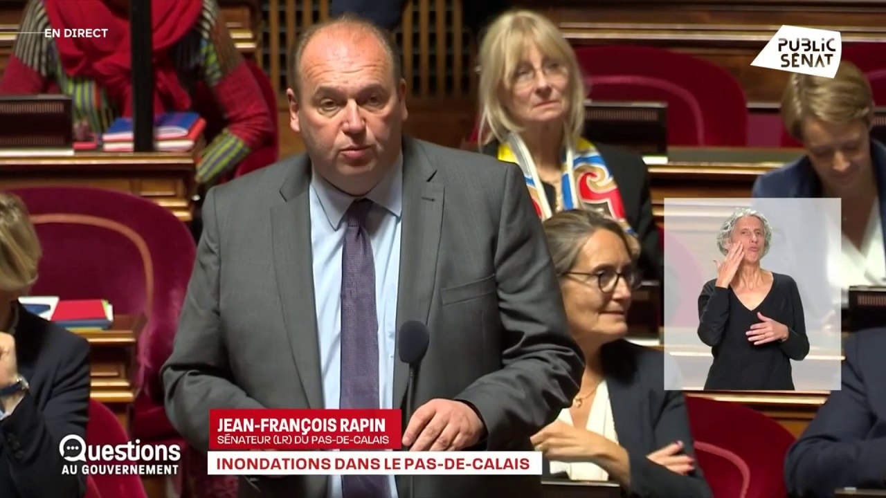 Inondations: "Jamais nous n’avons connu une catastrophe d’une telle ampleur", déplore J-F. Rapin