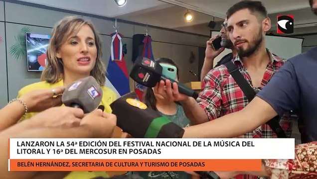 Realizaron el lanzamiento de la 54ª edición del Festival Nacional de la Música del Litoral y 16ª del Mercosur en Posadas