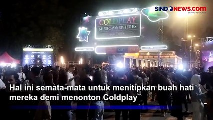 Begini Cara Julian Jacob dan Maria Eka Nonton Coldplay, Titip Anak Dimertua