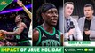Will Jrue Holiday Guard Joel Embiid Again? | Celtics vs 76ers