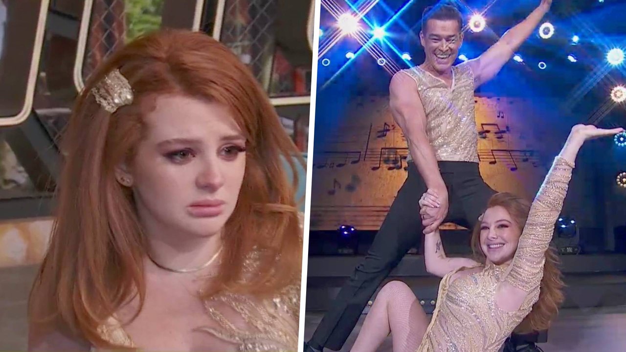 Brigitte Bozzo interrumpió a los jueces y salió temblando por un malestar tras bailar con Juan Ángel