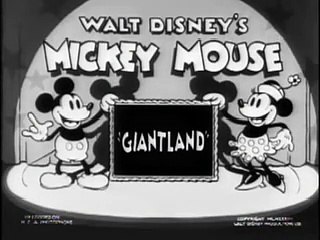 Mickey Mouse - Giantland  (1933)