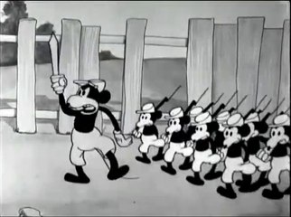 Mickey Mouse - The Barnyard Battle  (1929)