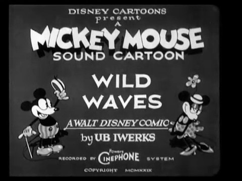 Mickey Mouse, Minnie Mouse - Wild Waves (1929)