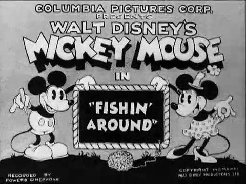Mickey Mouse, Pluto - Fishin' Around (1931)
