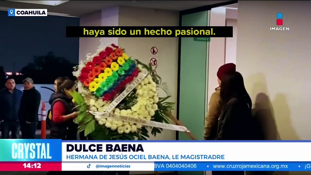 Despiden al magistrade Jesús Ociel Baena en Saltillo, Coahuila