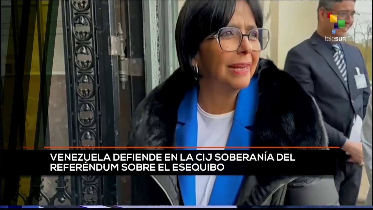 teleSUR Noticias 15:30 15-11: Venezuela defiende en CIJ soberanía de referéndum sobre Esequibo
