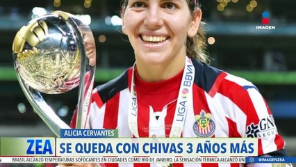 Alicia Cervantes se queda tres años más con Chivas