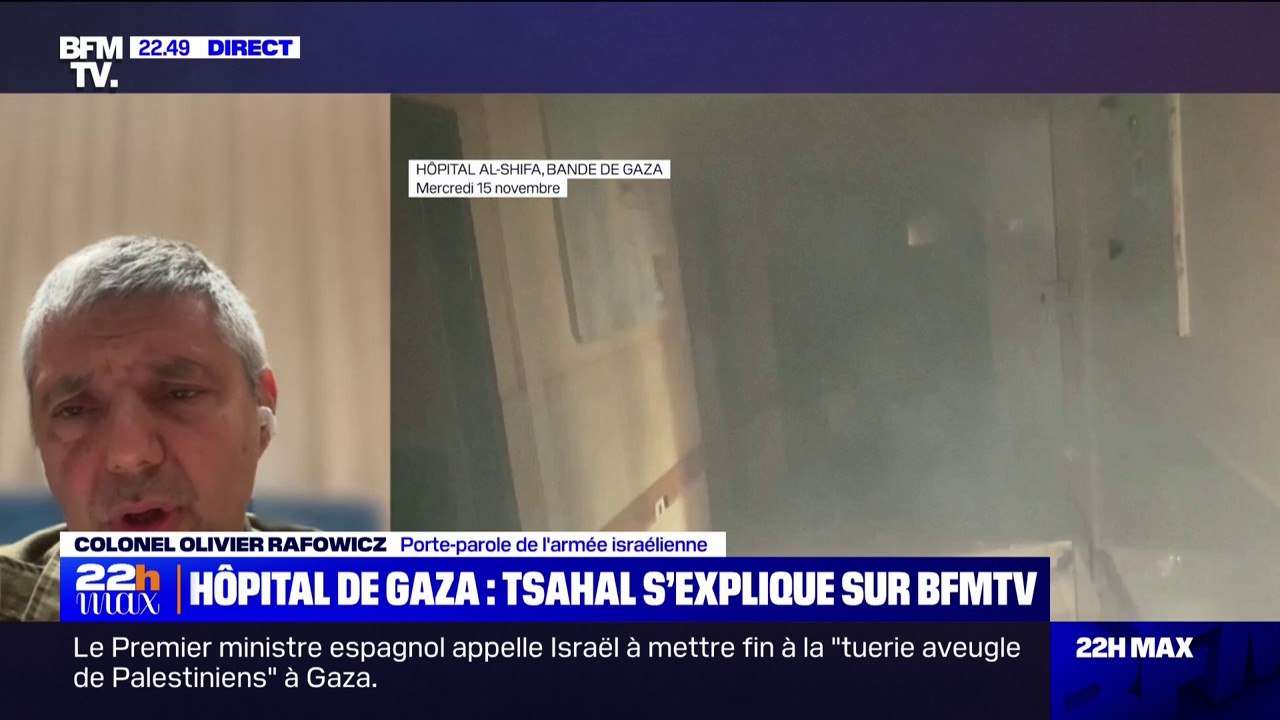 Gaza: "Plusieurs milliers d'hommes du Hamas ont été éliminés par Tsahal", affirme le colonel Olivier Rafowicz (porte-parole de l'armée israélienne)