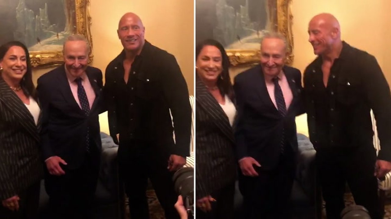Dwayne ‘The Rock’ Johnson visits Capitol Hill, Washington DC