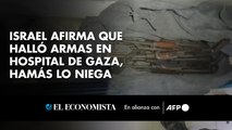 Israel afirma que halló armas en hospital de Gaza, Hamás lo niega