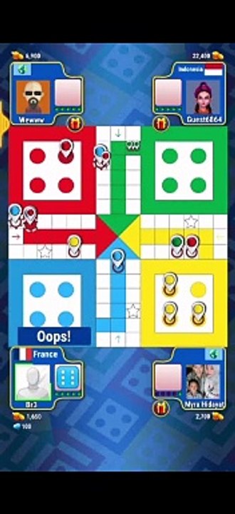 Ludo King 4 Players  A Trick To Win Easily  #ludoking #ludogame #ludogameplay #gaming #gamer (46)