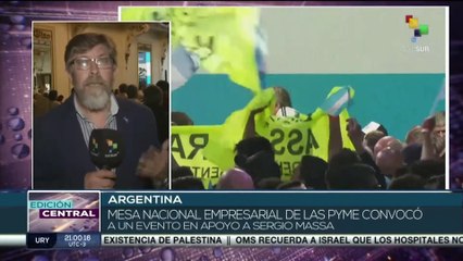 Argentina: Organización empresarial celebra acto de apoyo a candidato Sergio Massa