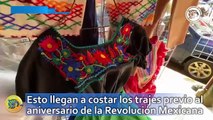 Esto llegan a costar los trajes completos previo al aniversario de la Revolución Mexicana