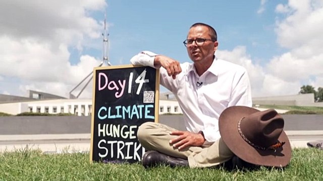 14 days and counting for protestor on climate change hunger strike