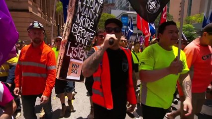 CFMEU marches for stronger workplace health and safety laws