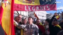 La destra sfida Sanchez, in Spagna dilaga la protesta