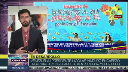 Download Video: Pdte. de Venezuela, Maduro, encabezó encuentro por la Paz y el Esequibo