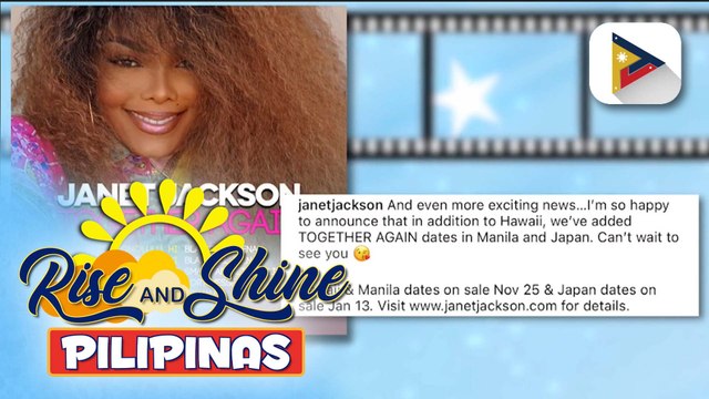 TALK BIZ | Janet Jackson, magbabalik Pinas para sa kaniyang concert sa March 2024
