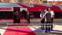 Momen Perdana Wapres Ma'ruf Amin Jajal Kereta Cepat Whoosh