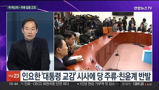 [뉴스포커스] 인요한-여 주류 갈등 고조…비명 '원칙과 상식' 출범