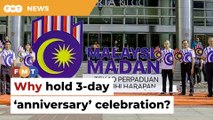 Govt’s 3-day 'anniversary' celebration plan slammed