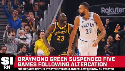 Warriors' Draymond Green Suspended Five Games for Altercation in Timberwolves Game