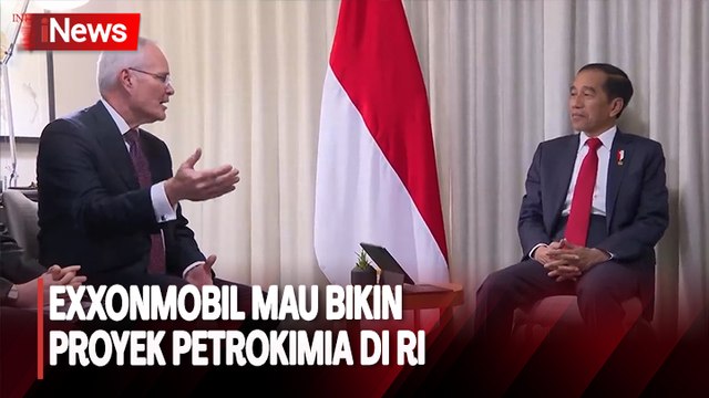 Jokowi Bertemu Bos ExxonMobil, Bahas Kerja Sama Pembangunan Kilang Petrokimia Hijau