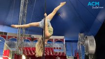 A day in the life of a circus performer: Dante Ashton juggles onstage life with motherhood.