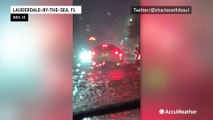 Heavy rain causes flash flooding in Florida