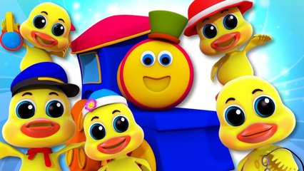 Five Little Ducks | Bob The Train Nursery Rhymes For Babies