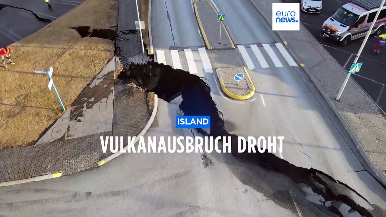 Vom Vulkan bedrohte Stadt in Island: Magma kommt näher