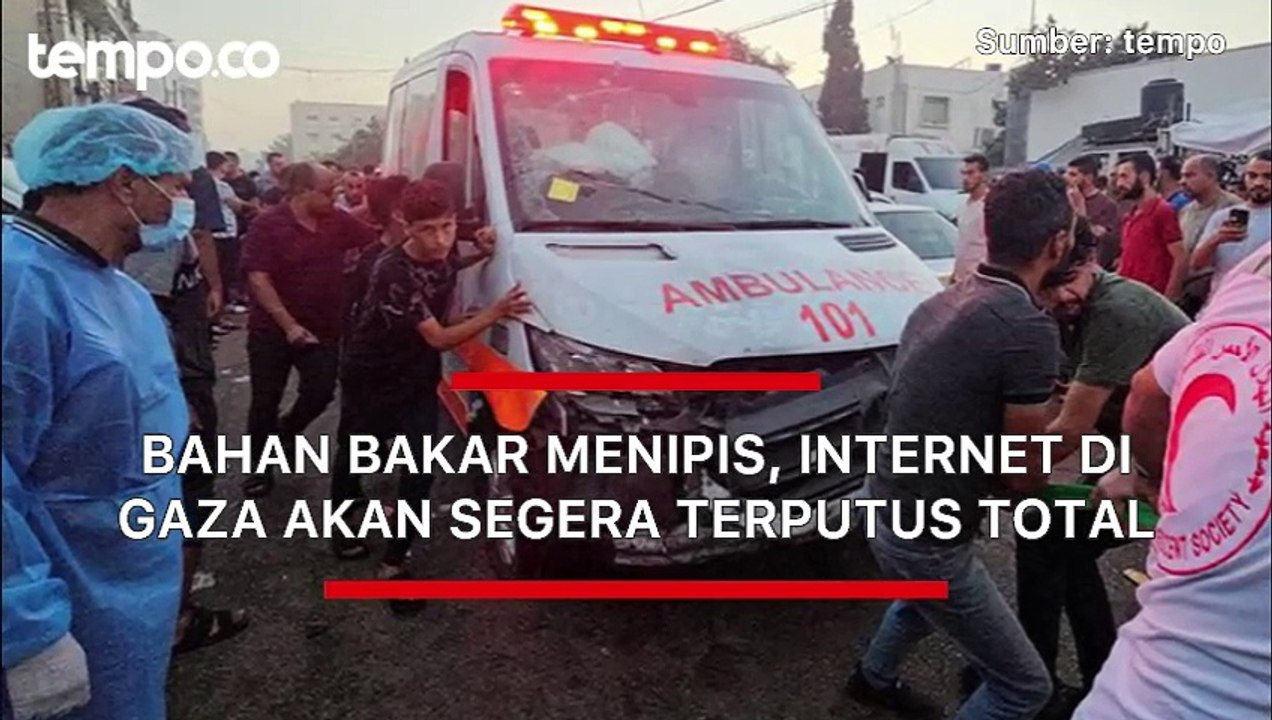 Bahan Bakar Menipis, Internet di Gaza Akan Segera Terputus Total