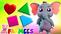 Shapes Song | Preschool Learning Videos for Kids | Learn Shapes | Rhymes & Baby Songs - Farmees