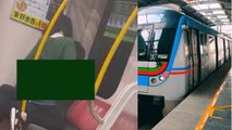 मेट्रो में एक बार फिर अश्लील हरकत करता दिखा कपल, VIDEO ने उड़ाए लोगों के होश