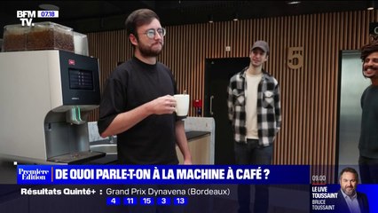 De quoi parle-t-on à la machine à café?