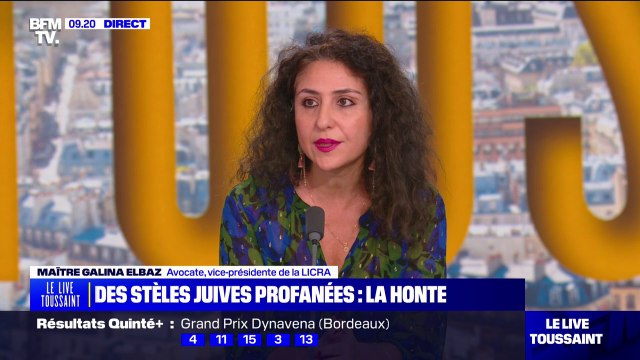 Stèles juives profanées: Galina Elbaz, vice-présidente de la Licra, dit éprouver du dégoût