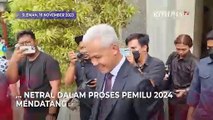Jawaban Capres Ganjar Pranowo Ditanya soal Netralitas TNI-Polri Jelang Pemilu 2024