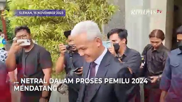 Jawaban Capres Ganjar Pranowo Ditanya soal Netralitas TNI-Polri Jelang Pemilu 2024