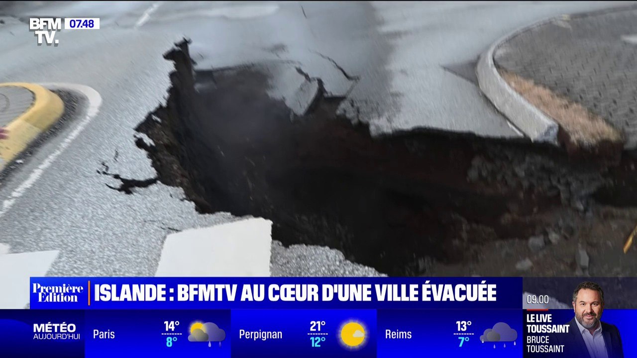 Menace d'un volcan en Islande: Grindavik, une ville quasi déserte après l'évacuation des habitants