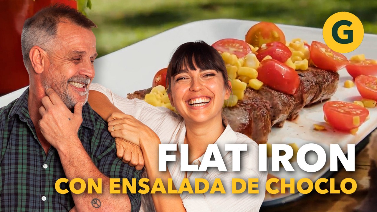 A LA PARRILLA: FLAT IRON con ENSALADA DE CHOCLO por Christian Petersen | El Gourmet