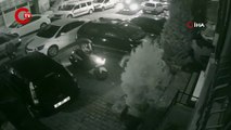İstanbul’da komşuların silahlı çöp atma kavgası kamerada