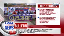 LTFRB: Posibleng mawalan o masuspinde ang prangkisa ng mga lalahok sa tigil-pasada sa lunes | GMA Integrated News Bulletin