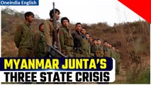 Myanmar’s Junta Faces Heavy Assualt, Confronts Insurgent Attacks in Multiple States| OneIndia News