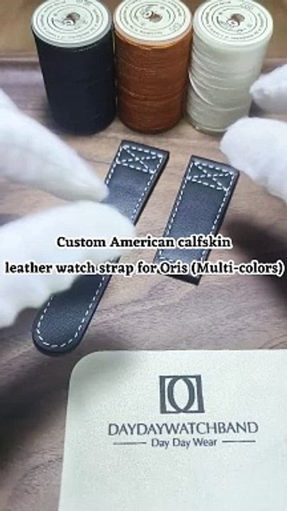 Custom American alligator leather watch strap for Oris (Multi-colors)