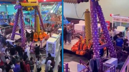 AVM'nin oyun salonundaki salıncağın bağlantı demiri koptu; 5 çocuk yaralandı