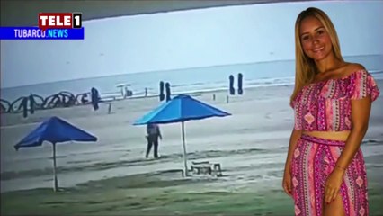 Sahilde manzara izler üzerine yıldırım düşen kadın feci şekilde can verdi