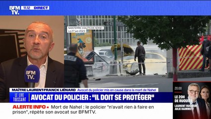 Mort de Nahel: la famille du policier auteur du tir "ne considère pas encore l'argent [de la cagnotte] comme véritablement à eux", affirme son avocat