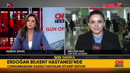 Cumhurbaşkanı Erdoğan'dan Gazzeli hastalara ziyaret